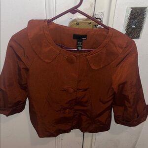 H&M Women's Rust Brown Blouse